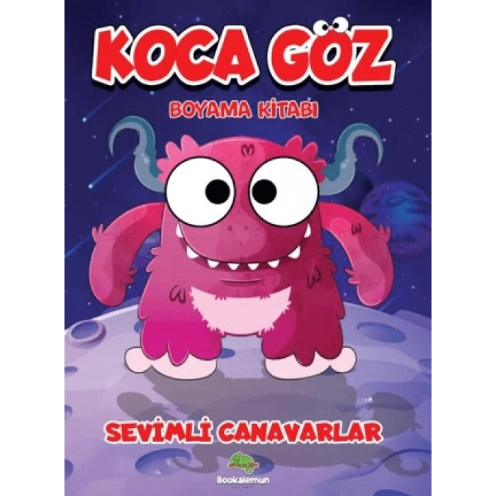 Koca Göz Boyama-Sevimli Canavarlar - Bookalemun Yayınları