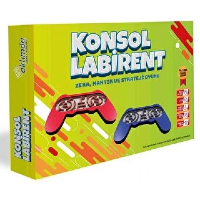Konsol Labirent (Ahşap) - Aklımda Zeka Oyunları