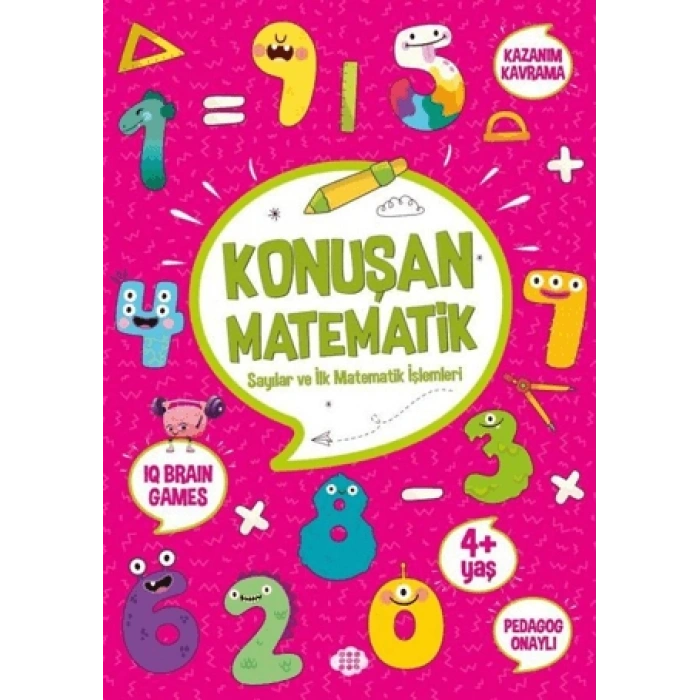 Konuşan Matematik-(4+Yaş)-Kolektif-Dokuz Çocuk Yayınları