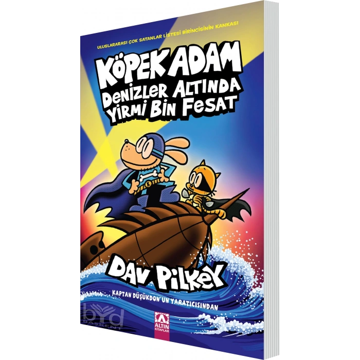 Köpek Adam 11-Denizler Altında Yirmi Bin Fesat - Dav Pilkey - Altın Kitaplar Yayınları
