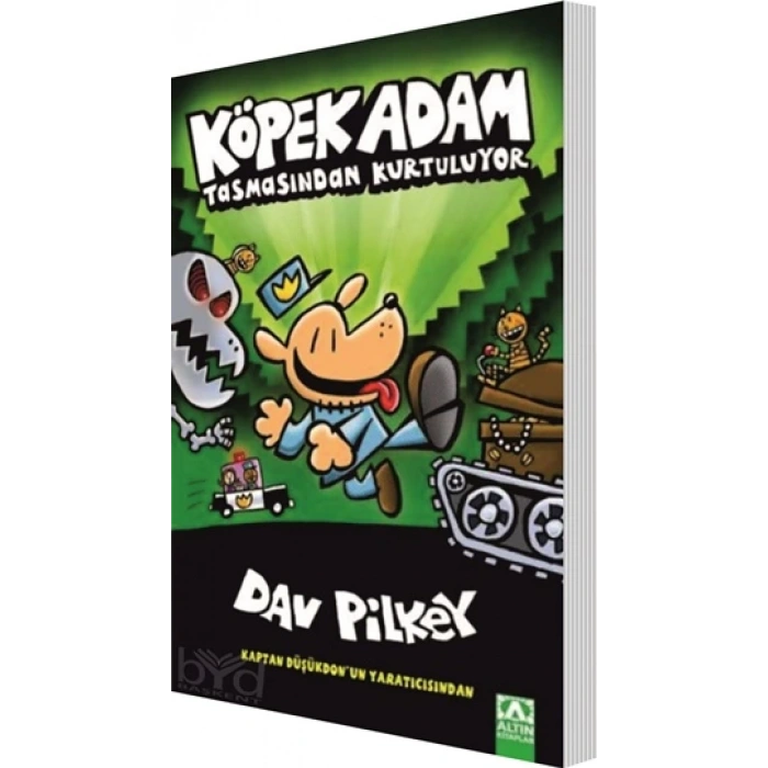 Köpek Adam 2 -Tasmasından Kurtuluyor- Dav Pilkey - Altın Kitaplar Yayınları