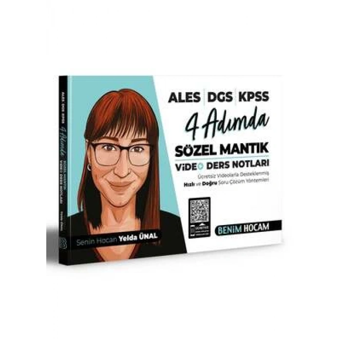 KPSS ALES DGS 4 Adımda Sözel Mantık Video Ders Notları (İADESİZ) - Benim Hocam Yayınları