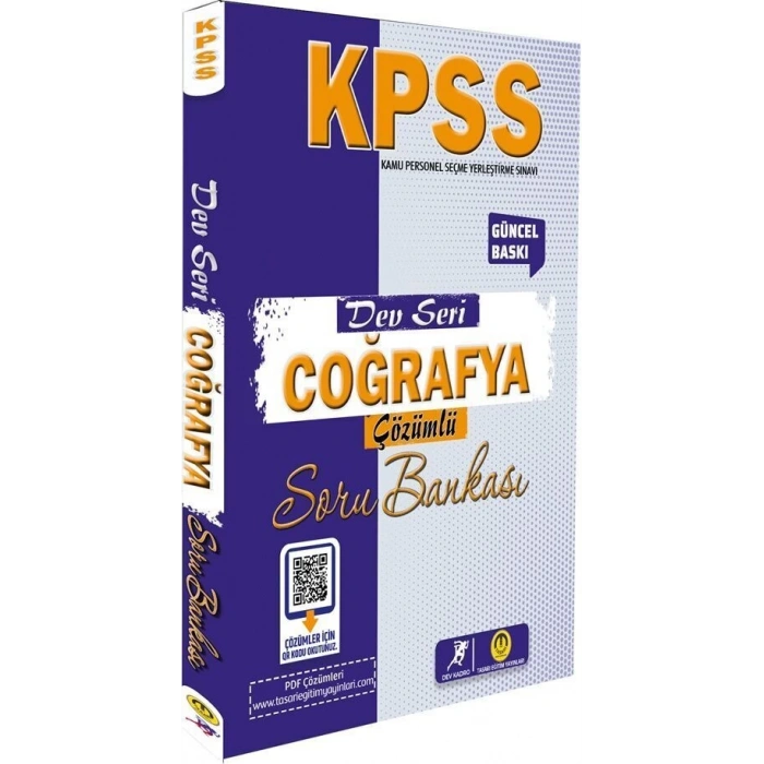KPSS Coğrafya Soru Bankası Dev Seri - Tasarı Yayınları
