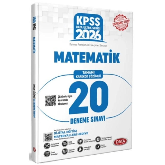 KPSS Hibrit Plus Matematik 20 Deneme - Data Yayınları