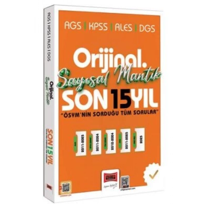 KPSS Sayısal Mantık Son 15 Yıl Çıkmış Sorular-Yargı Yayınları