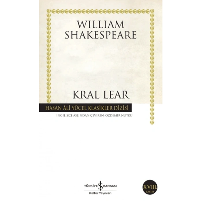 Kral Lear-William Shakespeare-İş Bankası Yayınları