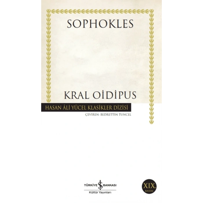 Kral Oidipus - Sofokles - İş Bankası Kültür Yayınları