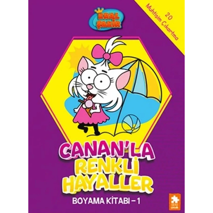 Kral Şakir: Cananla Renkli Hayaller- Boyama Kitabı 1-Eksik Parça