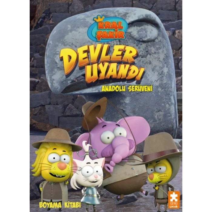 Kral Şakir Devler Uyandı- Anadolu Serüveni-(Boyama Kitabı)-Eksik Parça