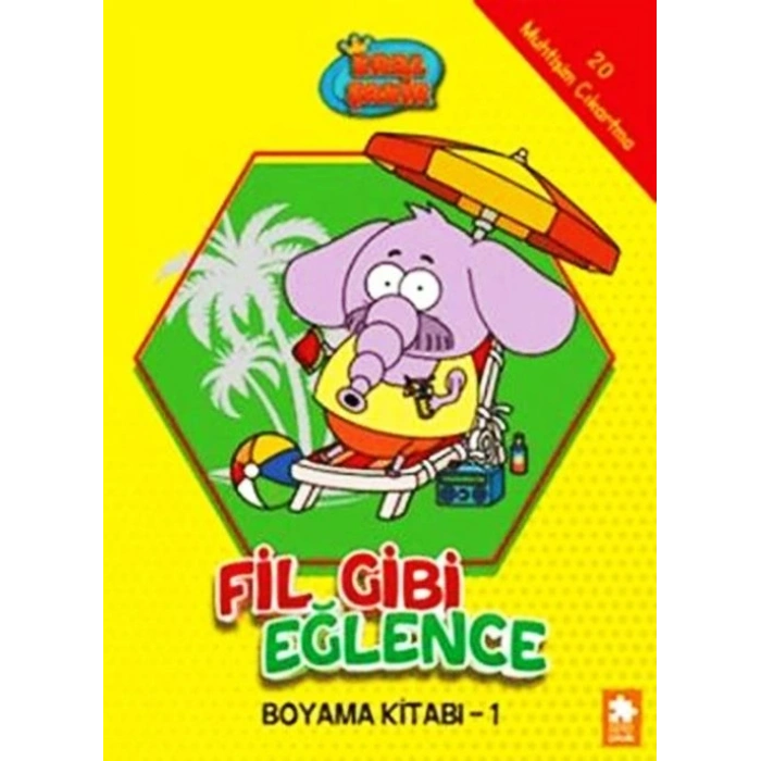 Kral Şakir - Fil Gibi Eğlence Boyama Kitabı 1- Eksik Parça