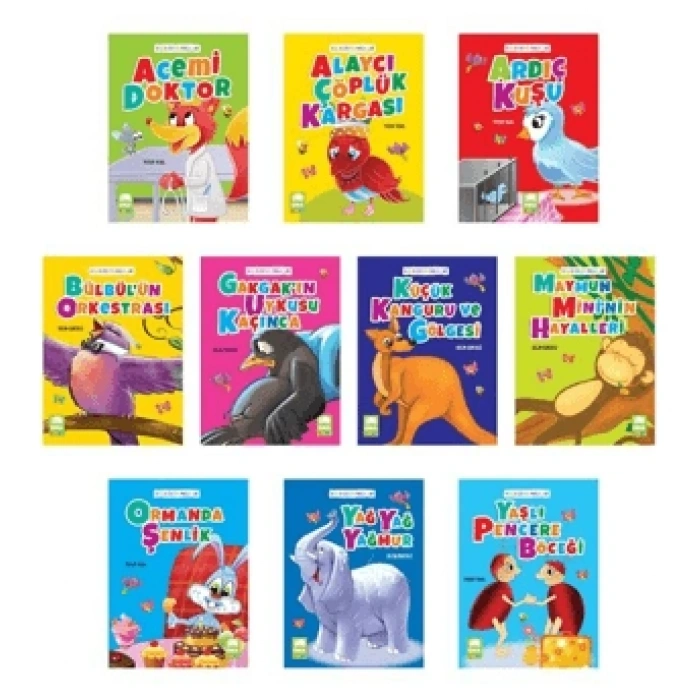 Küçük Evden Masallar-1 ve 2.sınıf hikaye- (10 Kitap) - Ema Yayınları