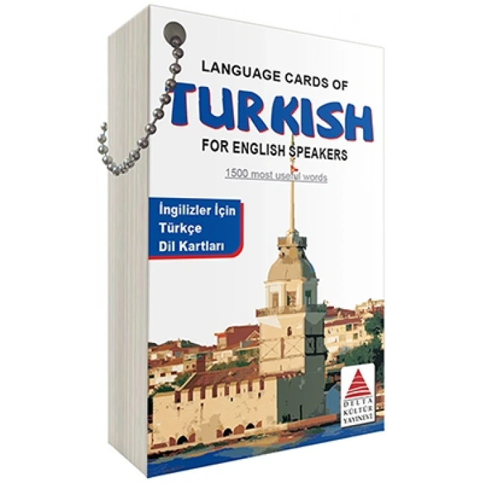 Language Cards of Turkish For English Speakers Delta Kültür Yayınları