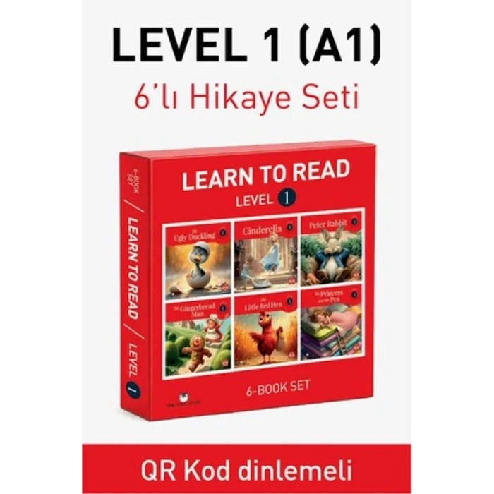 Learn to read level 1 İngilizce Hikaye Seti (6 Kitap)- Mk Publications