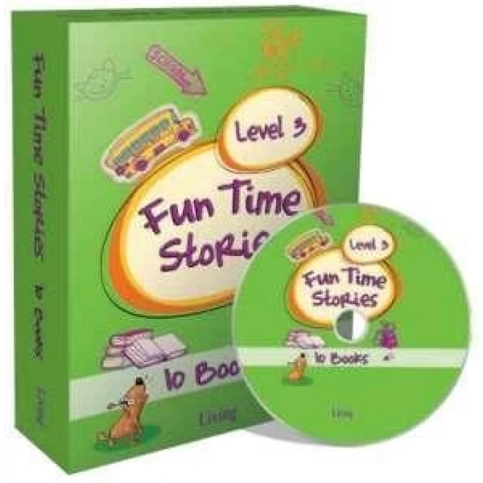 Level 3 İngilizce Hikaye (10 Kitap) - Living English Dictionary