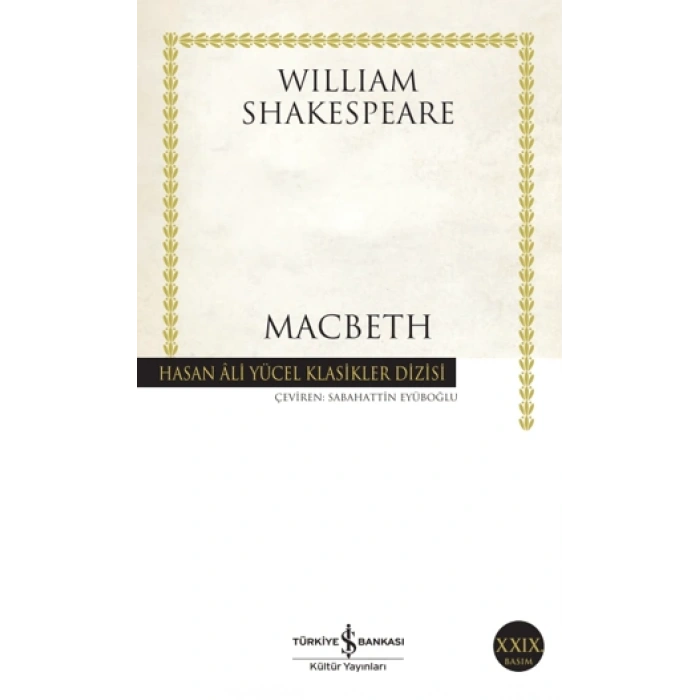 Macbeth - William Shakespeare - İş Bankası Kültür Yayınları
