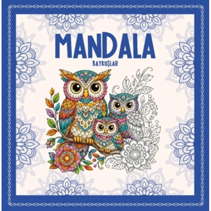 Mandala - Baykuşlar-Vivago Art