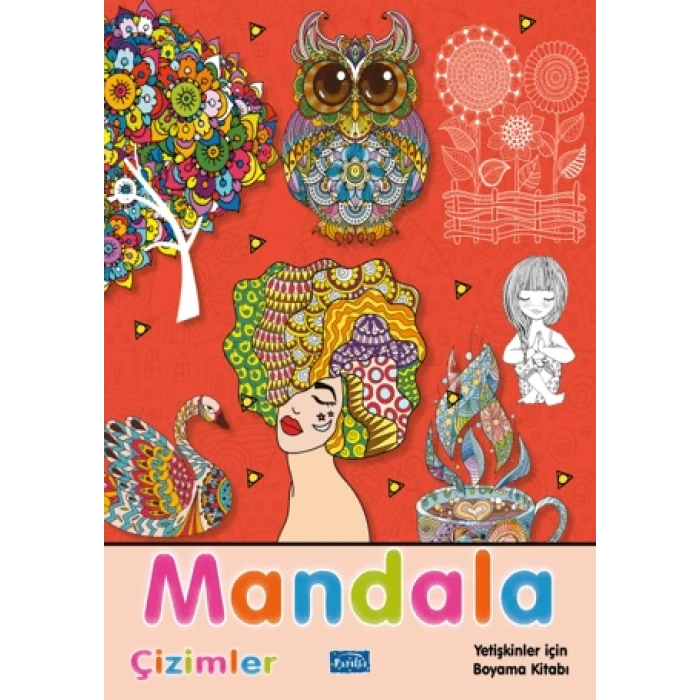 Mandala Çizimler-Yetişkinler İçin Boyama - Parıltı Yayınları