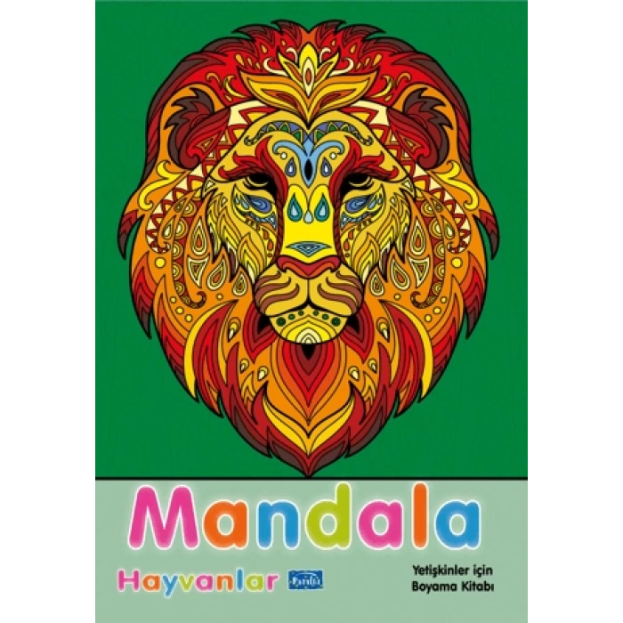 Mandala Hayvanlar-Yetişkinler İçin Boyama - Parıltı Yayınları