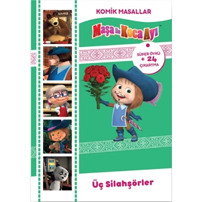 Maşa İle Koca Ayı Komik Masallar-Üç Silahşörler (Kampanya) - Doğan Egmont Yayınları