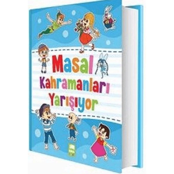 Masal Kahramanları Yarışıyor-1.Sınıf Hikaye Ciltli Masal - Fatma Işık - Ema Çocuk Yayınları