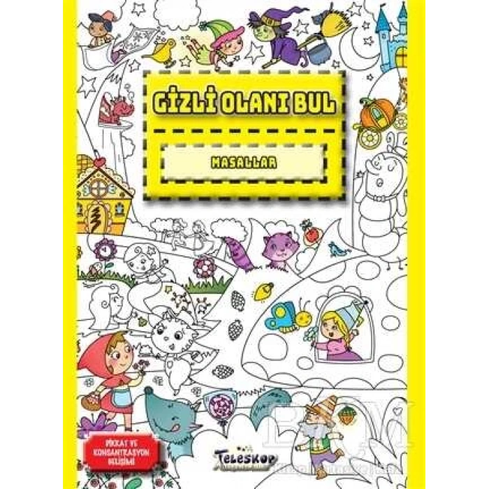 Masallar-Gizli Olanı Bul - Teleskop Yayınları