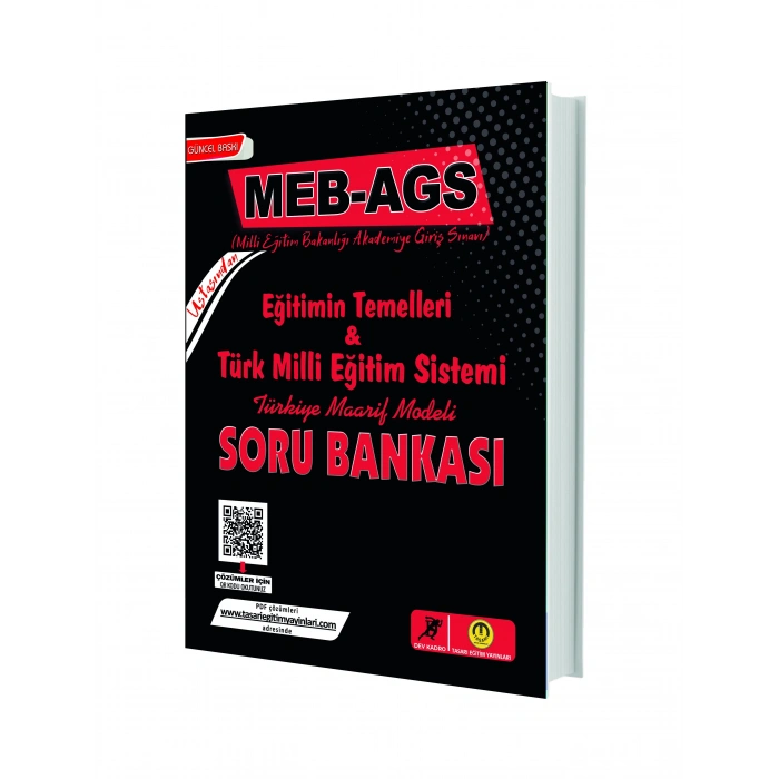 MEB-AGS Eğitimin Temelleri Türk Eğitim Soru Bankası-Tasarı Yayınları