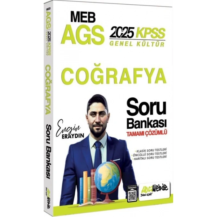 MEB-AGS KPSS Coğrafya Soru 2025-Hocawebde Yayınları