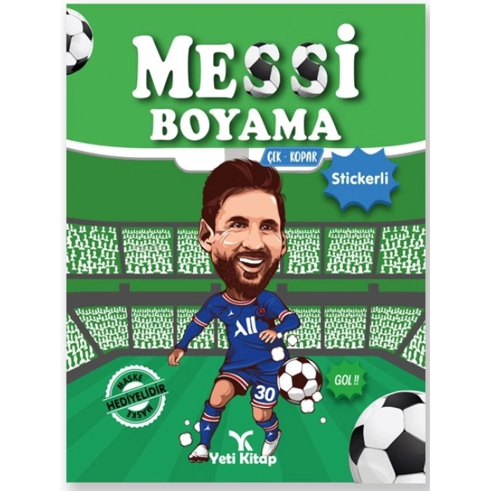 Messi Boyama Kitabı-Yeti Kitap