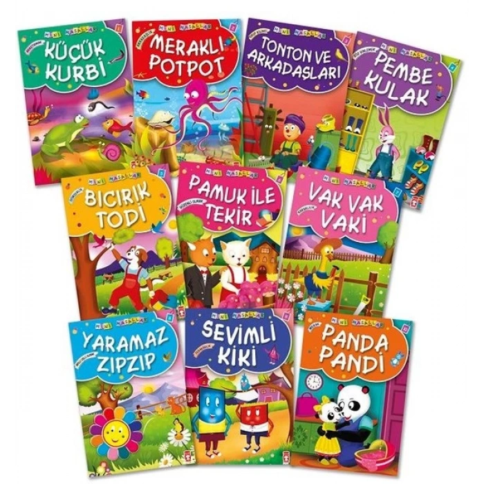 Mini Masallar 10 Kitap Seti - Müjgan Şeyhi - Timaş Çocuk