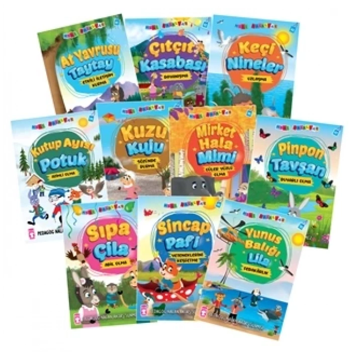 Mini Masallar 5 10 Kitap Seti - Nalan Aktaş Sönmez - Timaş Çocuk