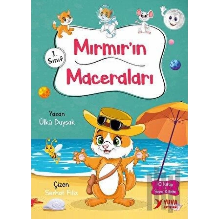 Mırmırın Maceraları 1.Sınıf Hikaye Düz Yazılı (10 Kitap) - Yuva Yayınları