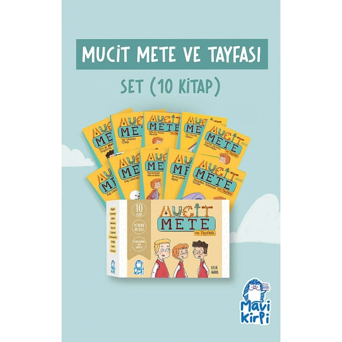 Mucit Mete Ve Tayfası 3.Sınıf Hikaye Seti(10Kitap) - Celal Akbaş - Mavi Kirpi Yayınları