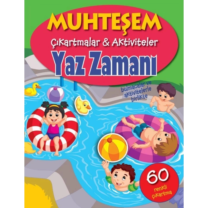 Muhteşem Çıkartmalar & Aktiviteler Yaz Zamanı - The Book Company - Parıltı Yayınları