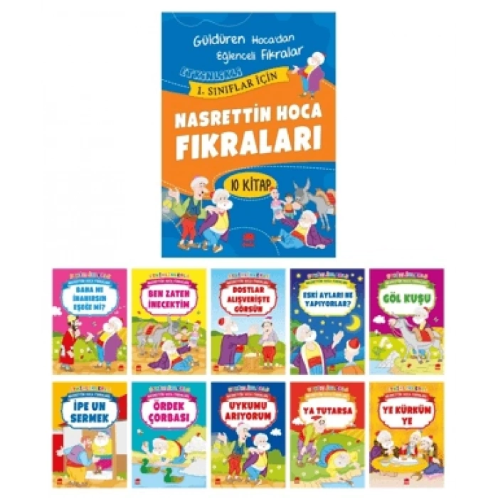 Nasrettin Hoca Fıkraları (10 Kitap) - Ema Yayınları