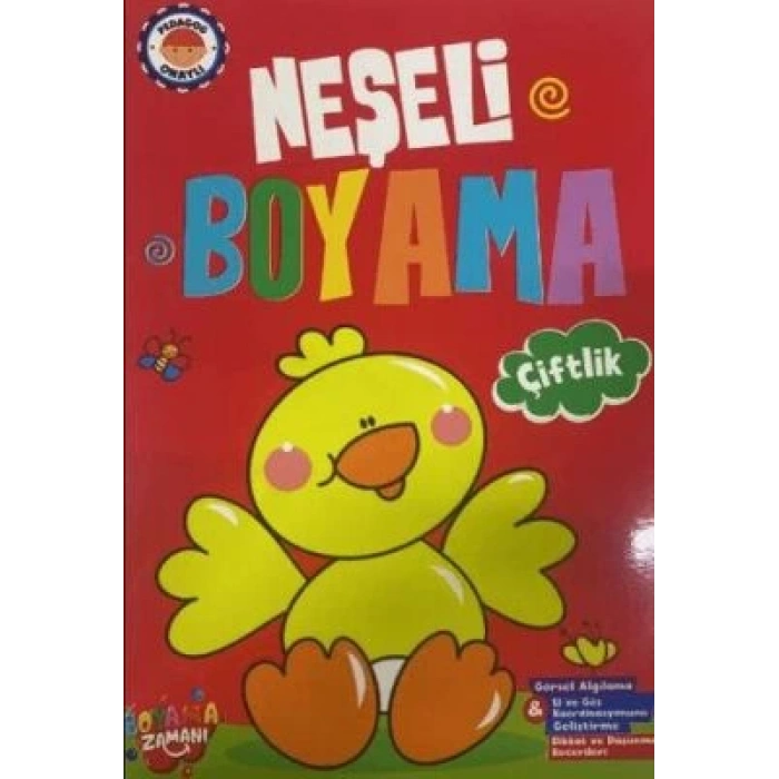 Neşeli Boyama - Çiftlik - Revzen Kitap