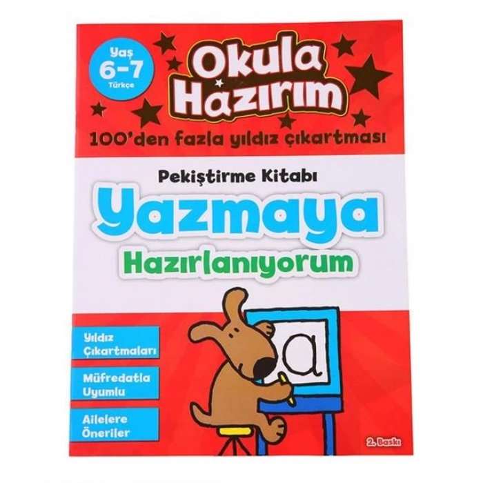 Okula Hazırım 1-Yazmaya Hazırlanıyorum 6-7 Yaş (Kampanya) - Doğan Egmont Yayınları