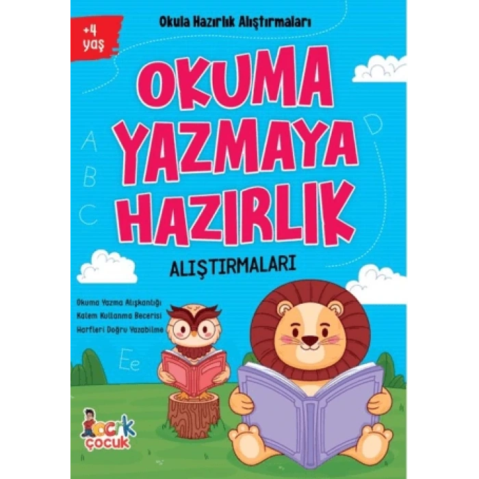 Okuma Yazmaya Hazırlık Alıştırmaları -Okul Öncesi- Bıcırık Yayınları