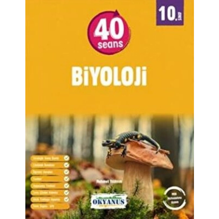 Okyanus Yayınları 10. Sınıf 40 Seans Biyoloji-Okyanus Yayınları-Mehmet Yıldırım