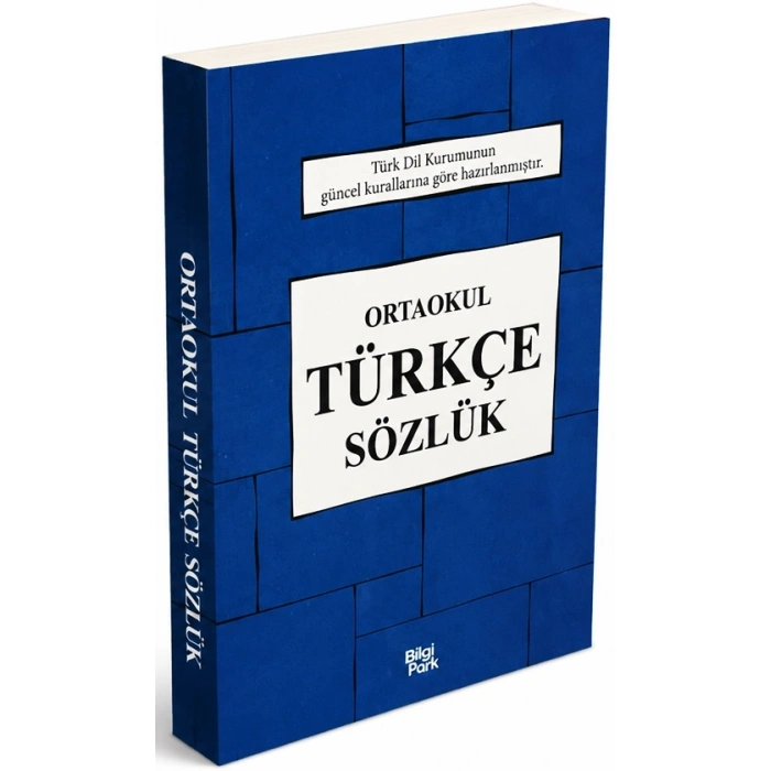 Orta Okul Türkçe Sözlük 1.Hamur Karton Kapak - Bilgi Park Yayınları