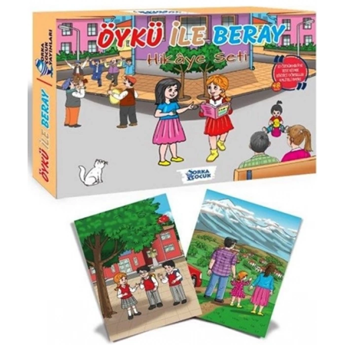 Öykü İle Beray Hikaye Seti (10 Kitap) - Orka Çocuk