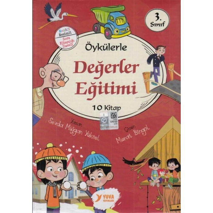 Öykülerle Değerler Eğitimi(10 Kitap) 3.Sınıf Hikaye - Yuva Yayınları