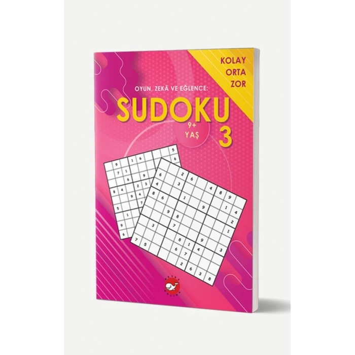 Oyun Zeka ve Eğlence Sudoku 03 (9 Yaş) - Beyaz Balina Yayınları