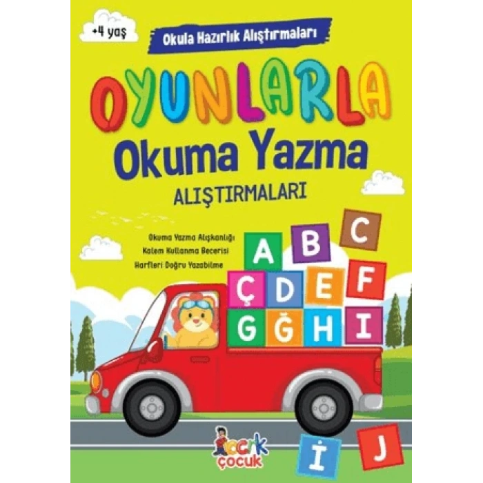 Oyunlarla Okuma Yazma Alıştırmaları -Okul Öncesi- Bıcırık Yayınları