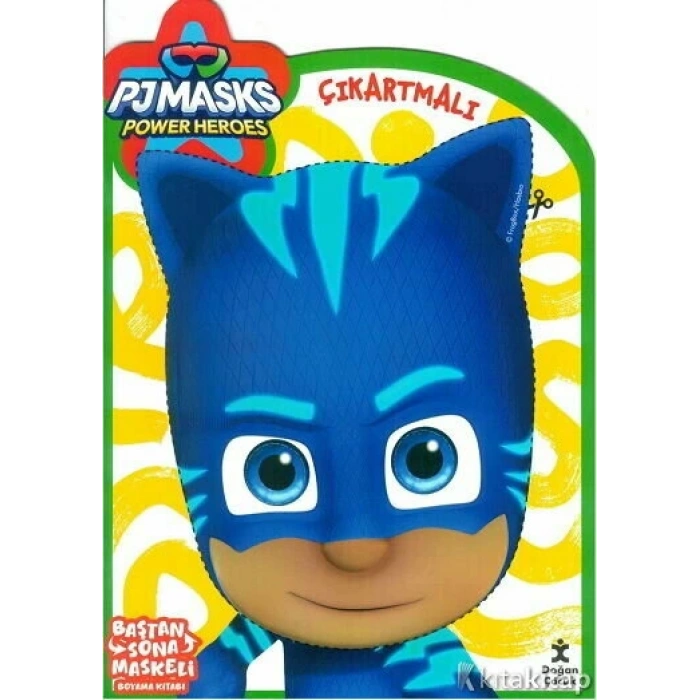PJMASKS BAŞTAN SONA MASKELİ BOYAMA KİTAB-DOĞAN ÇOCUK