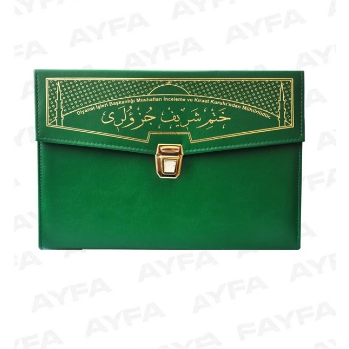 Rahle Boy 30 Cüz Çantalı Yeşil Renk (AYF235Y) - Ayfa Yayınları