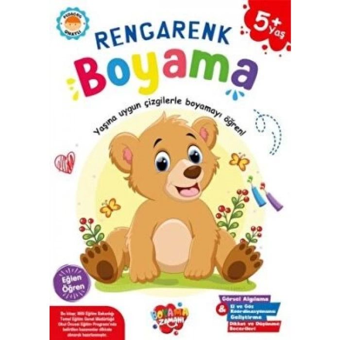 Rengarenk Boyama - 5 Yaş- Revzen Kitap