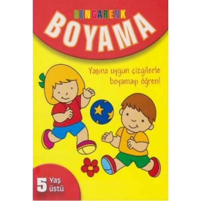 Rengarenk Boyama 5 YAŞ ÜSTÜ - Parıltı Yayınları