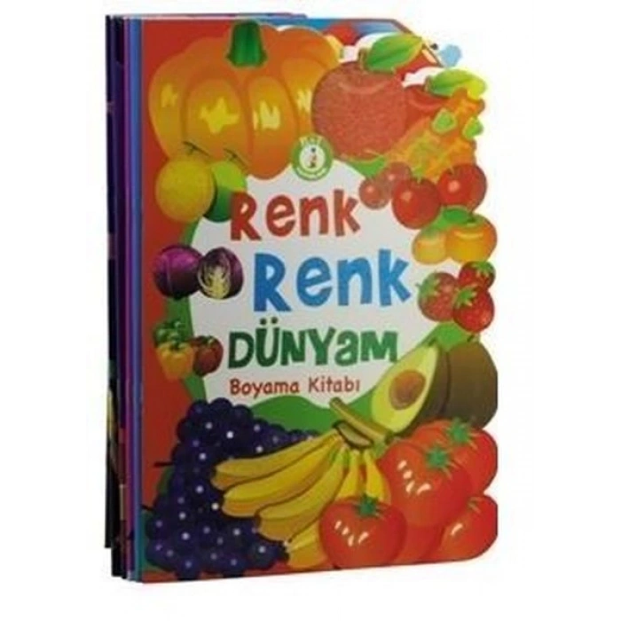 Renk Renk Dünyam-İnce Boyama( Şekilli Kesim ) / 5 Kitap- Ema Yayınları