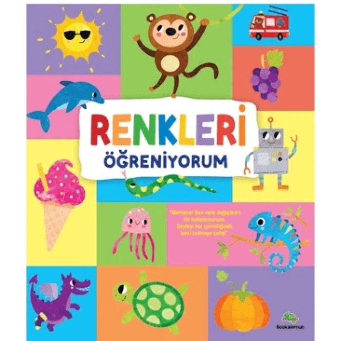 Renkleri Öğreniyorum Ciltli - Bookalemun Yayınları