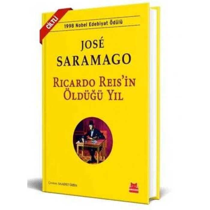 Ricardo Reisin Öldüğü Yıl-Sert Kapak-Jose Saramago-İthaki